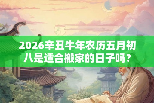 2026辛丑牛年农历五月初八是适合搬家的日子吗？