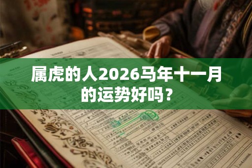 属虎的人2026马年十一月的运势好吗? 属虎的人2026马年十一月的运势好吗?