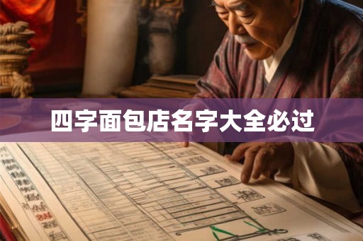 四字面包店名字大全必过
