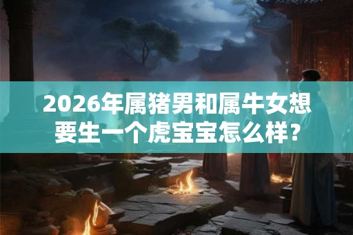 2026年属猪男和属牛女想要生一个虎宝宝怎么样？