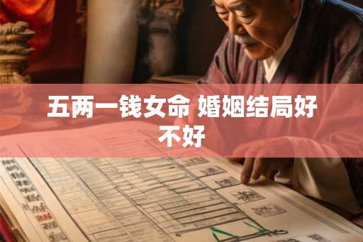 五两一钱女命 婚姻结局好不好