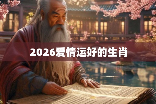 2026爱情运好的生肖