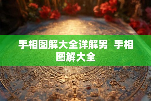手相图解大全详解男  手相图解大全