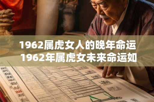 1962属虎女人的晚年命运 1962年属虎女未来命运如何