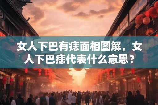 女人下巴有痣面相图解，女人下巴痣代表什么意思？