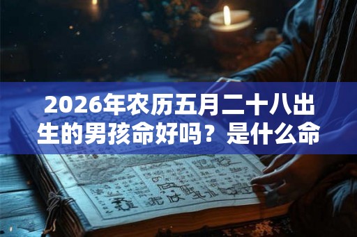 2026年农历五月二十八出生的男孩命好吗？是什么命？