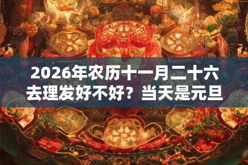 2026年农历十一月二十六去理发好不好？当天是元旦节吗？