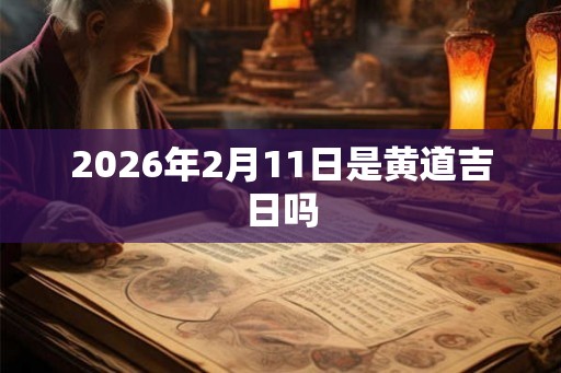 2026年2月11日是黄道吉日吗