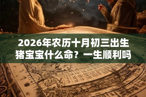 2026年农历十月初三出生猪宝宝什么命？一生顺利吗？