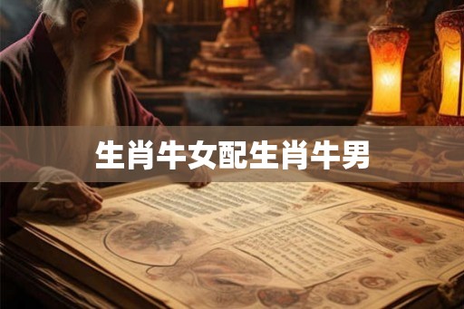 生肖牛女配生肖牛男