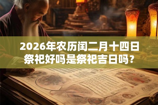 2026年农历闰二月十四日祭祀好吗是祭祀吉日吗？