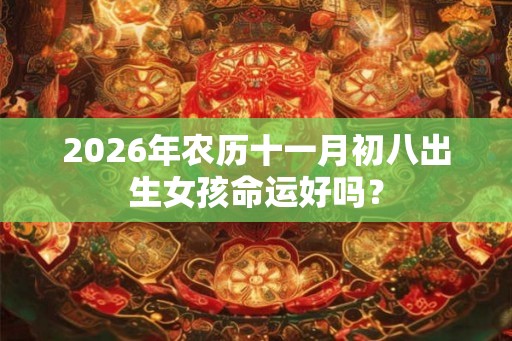 2026年农历十一月初八出生女孩命运好吗? 2026年农历十一月初八出生女孩命运好吗?