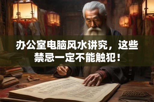 办公室电脑风水讲究，这些禁忌一定不能触犯！