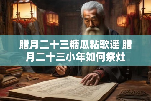 腊月二十三糖瓜粘歌谣 腊月二十三小年如何祭灶 腊月二十三糖瓜粘歌谣 腊月二十三小年如何祭灶