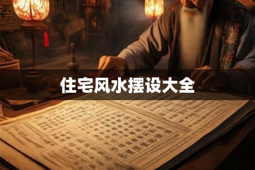 住宅风水摆设大全 住宅风水摆设大全