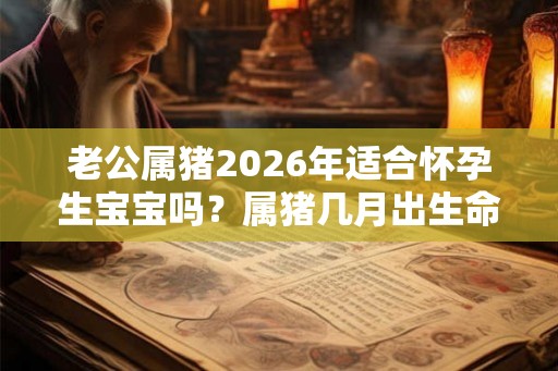 老公属猪2026年适合怀孕生宝宝吗？属猪几月出生命好？