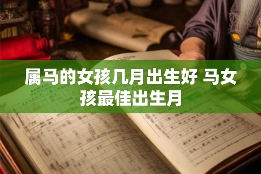 属马的女孩几月出生好 马女孩最佳出生月