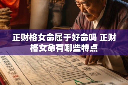 正财格女命属于好命吗 正财格女命有哪些特点