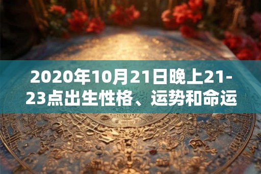 2020年10月21日晚上21-23点出生性格、运势和命运