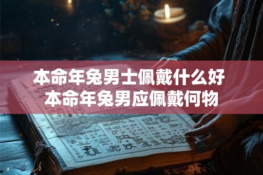 本命年兔男士佩戴什么好 本命年兔男应佩戴何物 本命年兔男士佩戴什么好 本命年兔男应佩戴何物