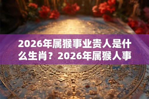 2026年属猴事业贵人是什么生肖？2026年属猴人事业运如何？