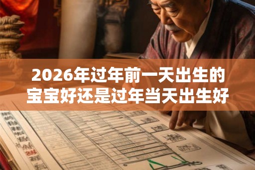 2026年过年前一天出生的宝宝好还是过年当天出生好? 2026年过年前一天出生的宝宝好还是过年当天出生好?