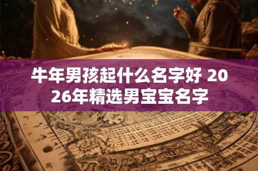 牛年男孩起什么名字好 2026年精选男宝宝名字