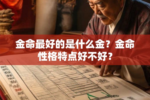 金命最好的是什么金?金命性格特点好不好? 金命最好的是什么金?金命性格特点好不好?