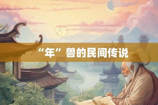 “年”兽的民间传说