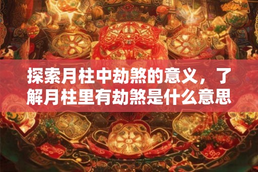 探索月柱中劫煞的意义，了解月柱里有劫煞是什么意思