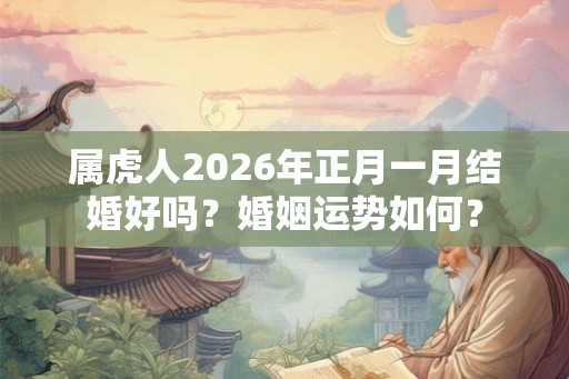 属虎人2026年正月一月结婚好吗？婚姻运势如何？