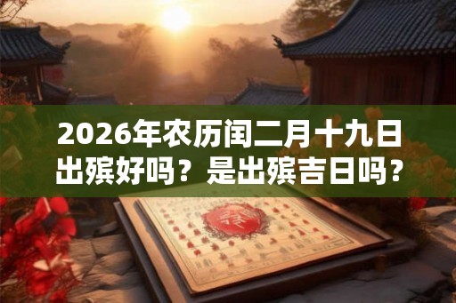 2026年农历闰二月十九日出殡好吗？是出殡吉日吗？