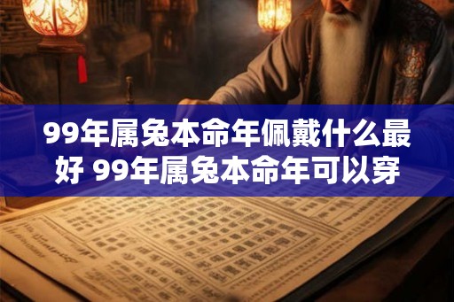 99年属兔本命年佩戴什么最好 99年属兔本命年可以穿红色吗 99年属兔本命年佩戴什么最好 99年属兔本命年可以穿红色吗