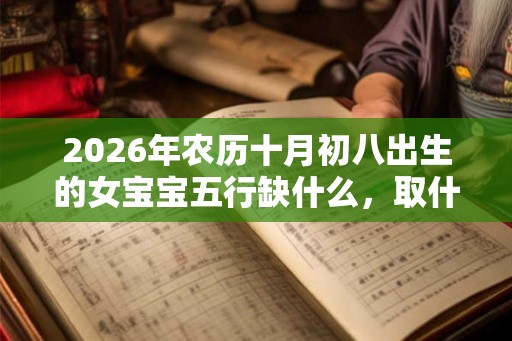 2026年农历十月初八出生的女宝宝五行缺什么，取什么名字好