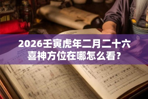 2026壬寅虎年二月二十六喜神方位在哪怎么看？