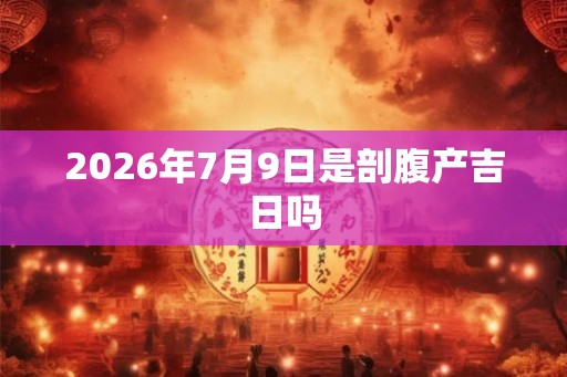 2026年7月9日是剖腹产吉日吗