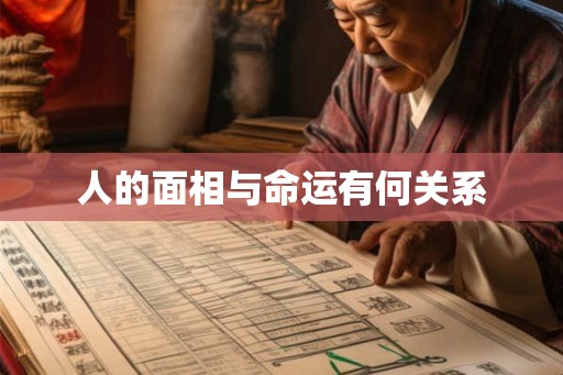 人的面相与命运有何关系