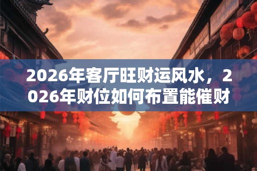 2026年客厅旺财运风水，2026年财位如何布置能催财？