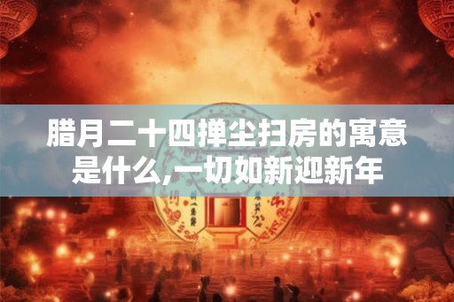 腊月二十四掸尘扫房的寓意是什么,一切如新迎新年 腊月二十四掸尘扫房的寓意是什么,一切如新迎新年