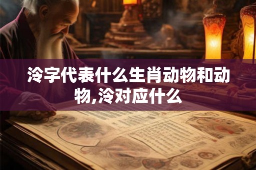泠字代表什么生肖动物和动物,泠对应什么