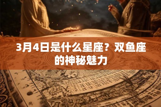 3月4日是什么星座？双鱼座的神秘魅力