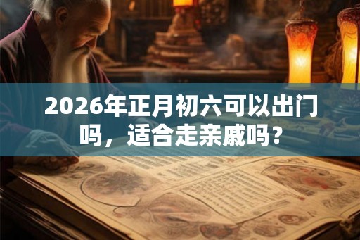 2026年正月初六可以出门吗，适合走亲戚吗？