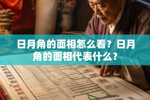 日月角的面相怎么看?日月角的面相代表什么? 日月角的面相怎么看?日月角的面相代表什么?