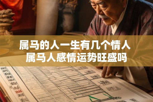 属马的人一生有几个情人 属马人感情运势旺盛吗 属马的人一生有几个情人 属马人感情运势旺盛吗