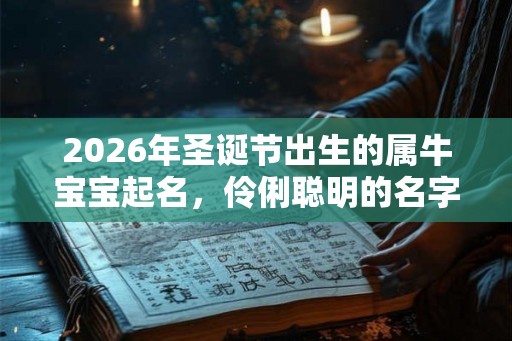 2026年圣诞节出生的属牛宝宝起名,伶俐聪明的名字推荐 2026年圣诞节出生的属牛宝宝起名,伶俐聪明的名字推荐
