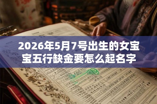 2026年5月7号出生的女宝宝五行缺金要怎么起名字