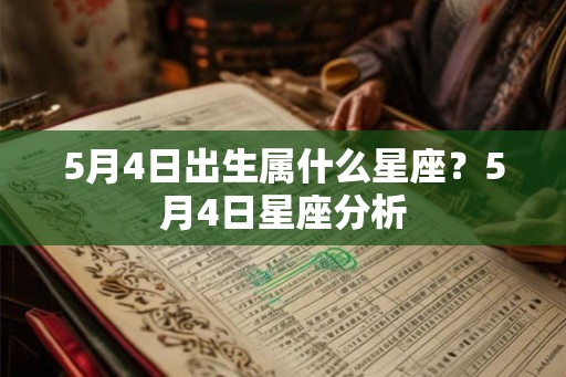5月4日出生属什么星座?5月4日星座分析 5月4日出生属什么星座?5月4日星座分析