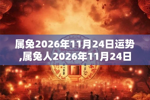 属兔2026年11月24日运势,属兔人2026年11月24日财运,生肖兔2026年11月24日运势