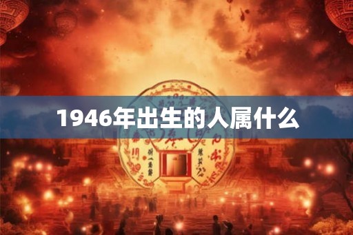 1946年出生的人属什么