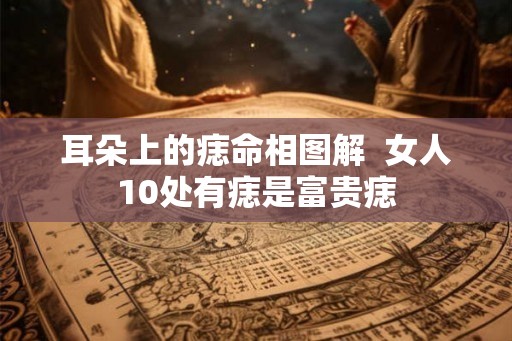 耳朵上的痣命相图解  女人10处有痣是富贵痣